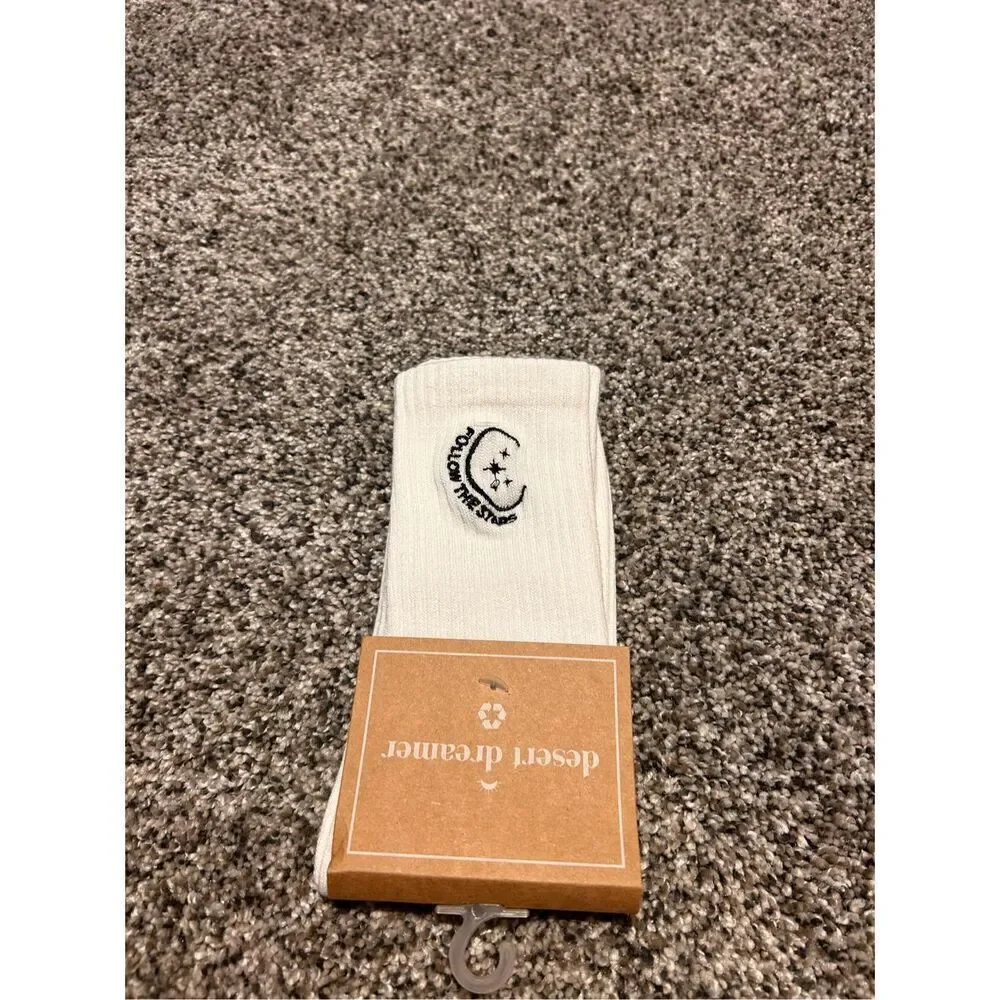 ‼️sale‼️ Desert Dreams follow the stars crew socks C20-6